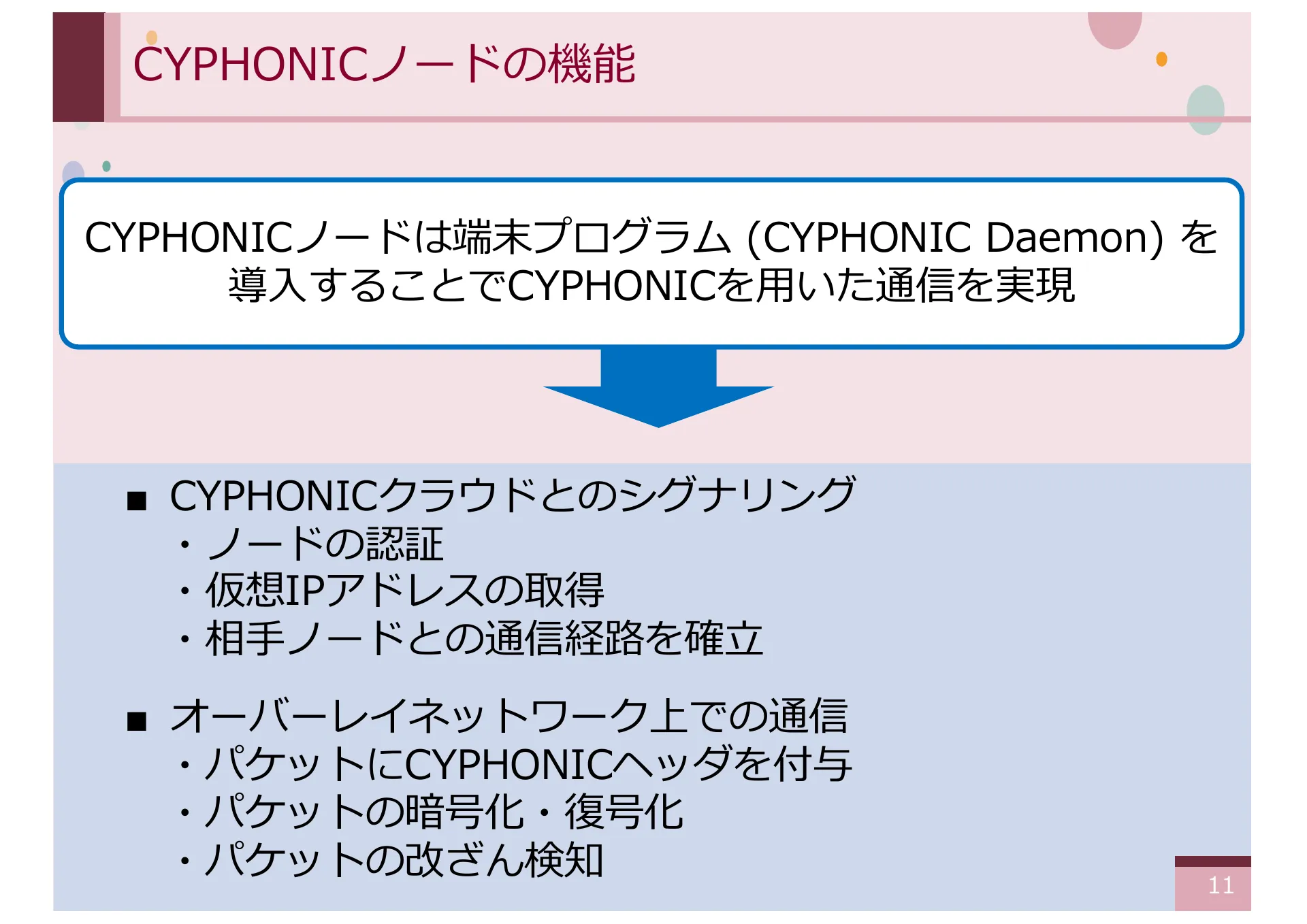仮想 IPv4 アドレスを想定した CYPHONIC アダプタの設計と基礎評価 - Page 11