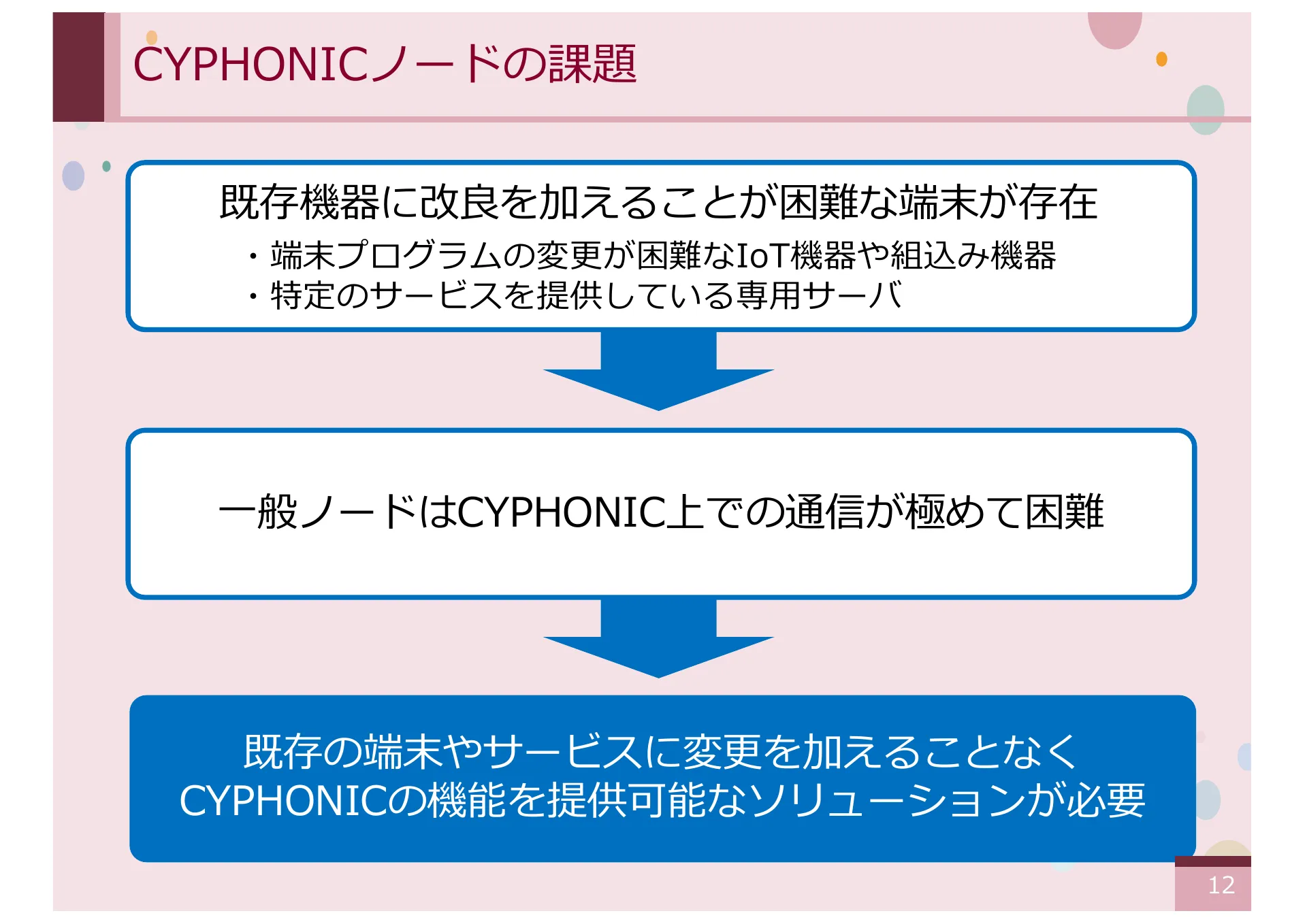 仮想 IPv4 アドレスを想定した CYPHONIC アダプタの設計と基礎評価 - Page 12