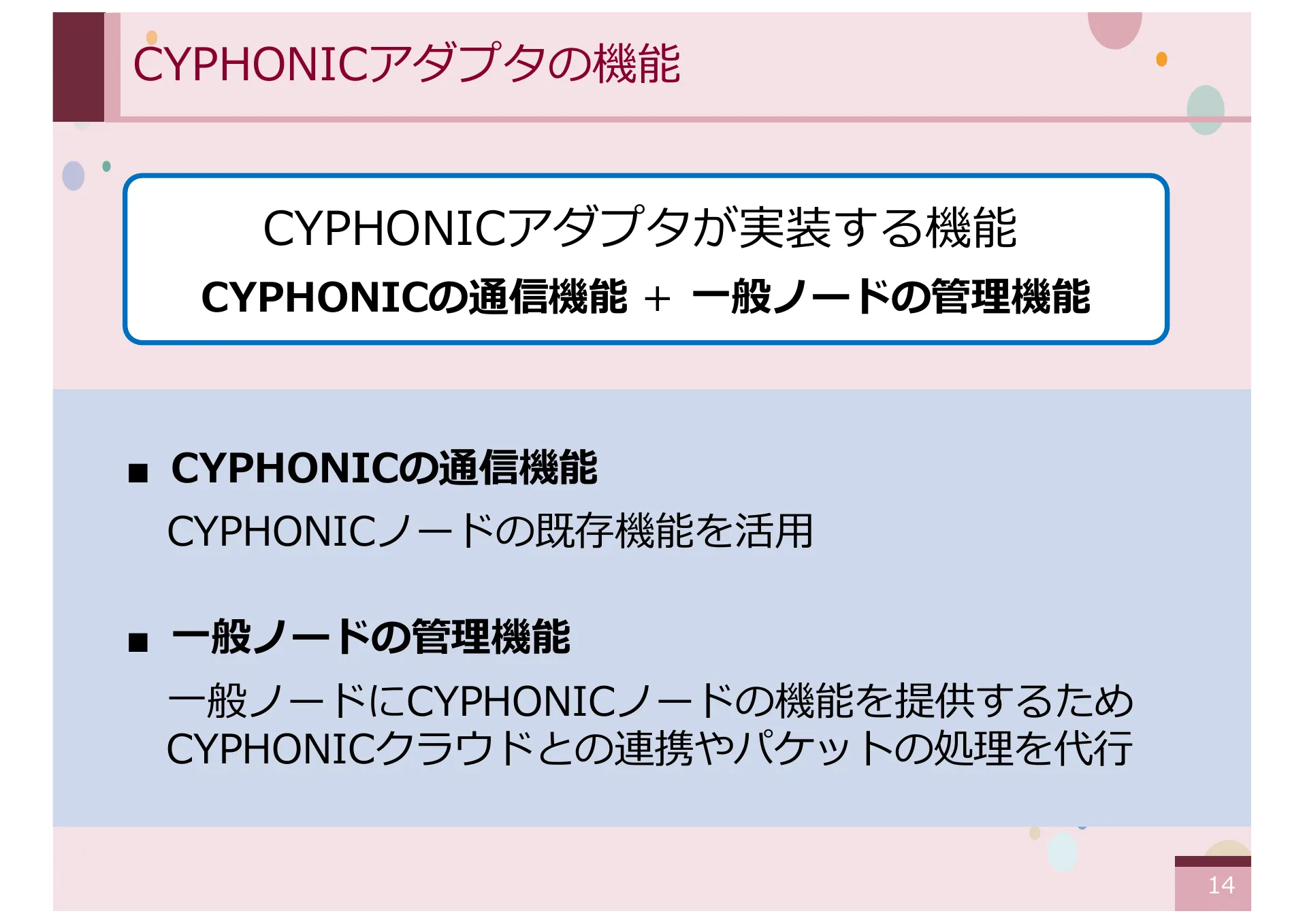 仮想 IPv4 アドレスを想定した CYPHONIC アダプタの設計と基礎評価 - Page 14